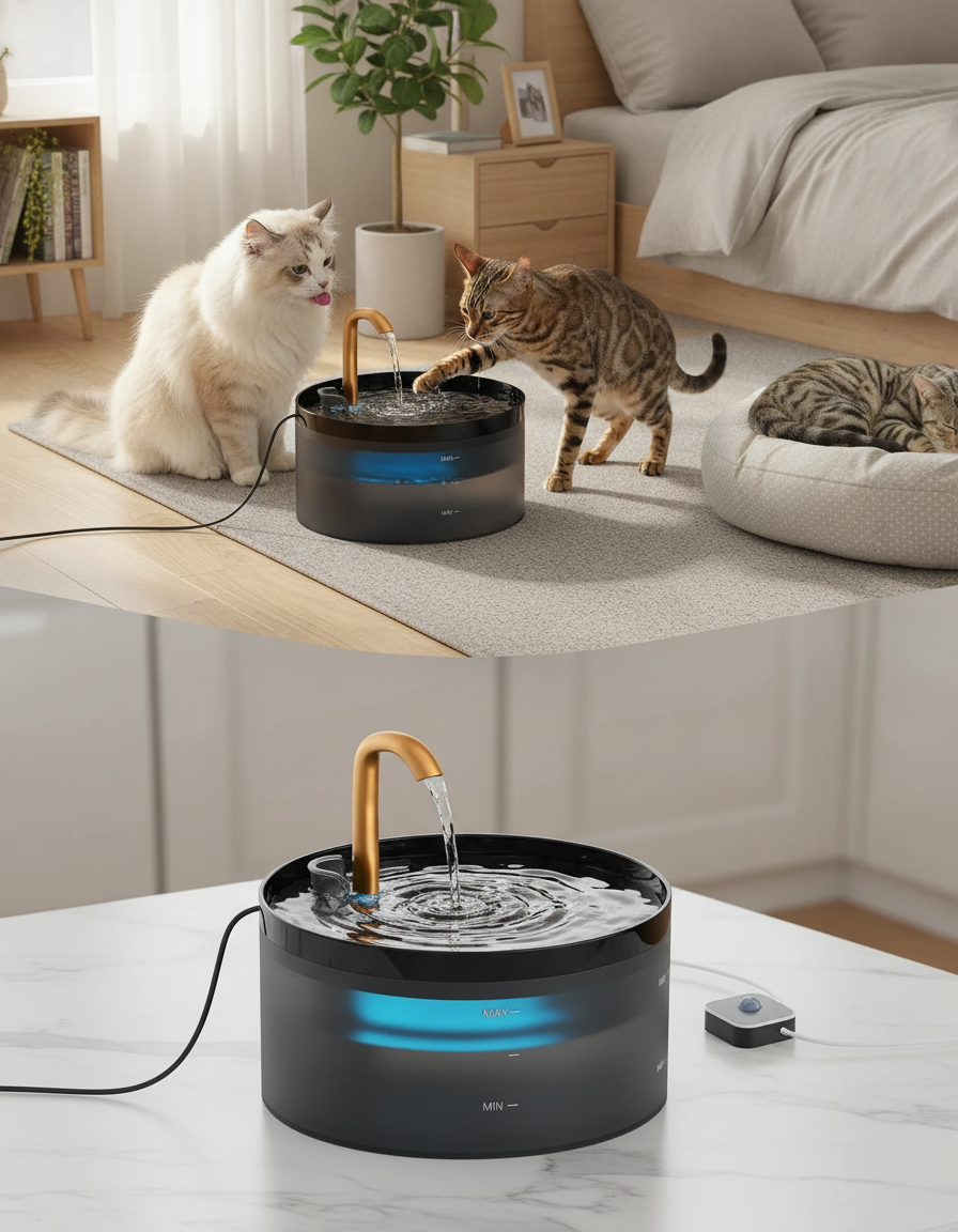 AUTOMATIC WATER DISPENSER FOR PETS