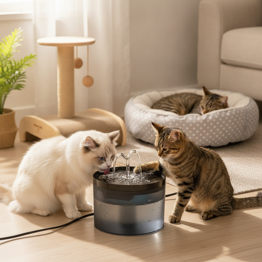 AUTOMATIC WATER DISPENSER FOR PETS